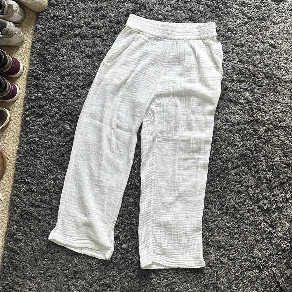 Rip Curl White Surf Ankle Pants